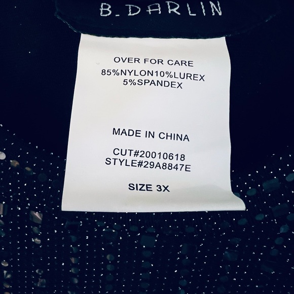 B. DARLIN Women’s Dress Size 3X - Picture 3 of 3